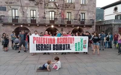 Palestinaren aldeko elkarretaratzea eginen dute ortzegunean Elizondon