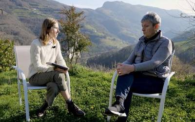 'Dabilen harriari...' saioko bigarren protagonista, Begoña Galarraga