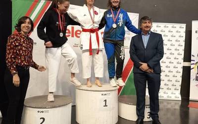 Maite Larrañagak Euskadiko karate txapelketa irabazi du