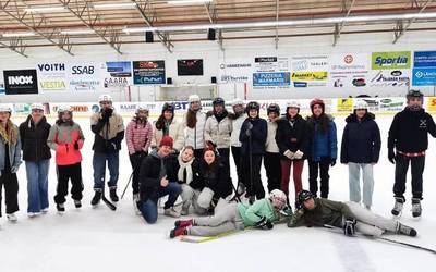 Finlandiako historia, hizkuntza eta kirola ezagutu zuten atzo Laudio Institutuko ikasleek