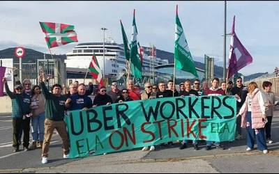 Uberreko langileek 4 hilabete beteko dituzte greban
