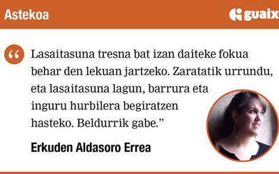 Eta lasaitasuna erresistentzia forma bat balitz?