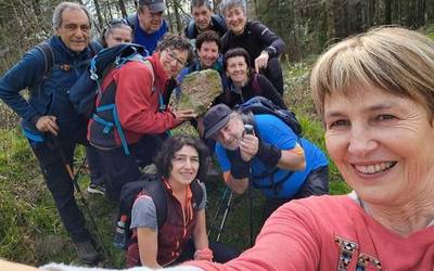 [ARGAZKI GALERIA]: Mendilaguneko kideek Mirugain, Astakurutz eta San Bernabe igo dituzte asteburuan