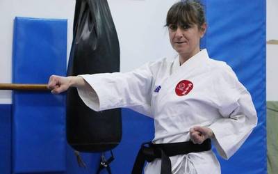 Maite Larrañaga: "Gizonen kirola ez ezik, karatea emakumeena ere bada"