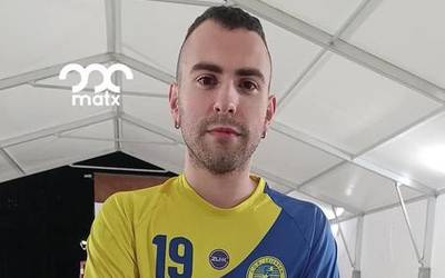Leizaran eskubaloi taldeko jokalariak abilezia jokoan