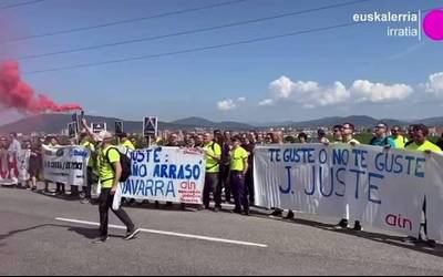 Manifestazio jendetsua egin dute BSHko langileek