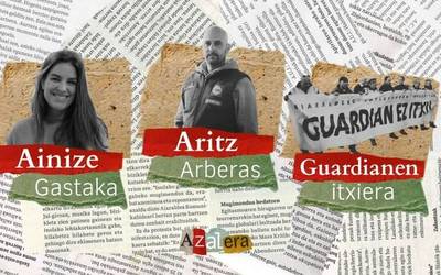 'Azalera' podcasta: Ainize Gastaka, Aritz Arberas eta Guardianeko langileekin solasean