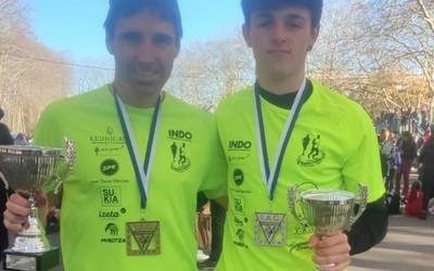 Espainiako Trail Running Txapelketan lehituko dira igandean Ibai Makazaga eta Xabat Elortza