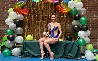 Bermeoko gimnastika erritmikoko mazoetako txapelketan lehen postua lortu du Maite Rodriguezek