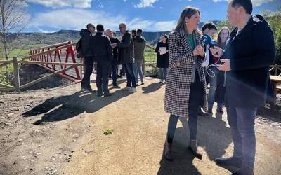 Urduña eta Delika lotzen dituen parke linealaren zatia inauguratu dute gaur