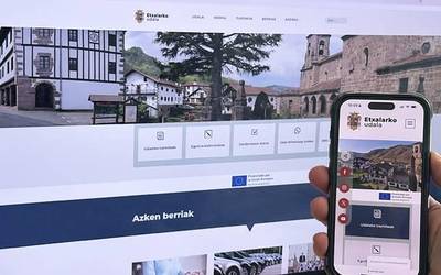 Etxalarko Udalak web orria erabat berritu du eta orain erabilgarriagoa da telefono mugikorretan
