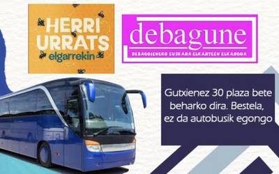 Debagoienetik Senperera joateko autobus zerbitzua antolatu dute