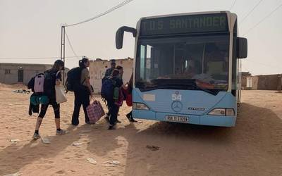 Zumaian dira azken egunotan Saharan izan diren Darahliren taldeko kideak