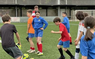V. Aloña Mendiko futbol campusa, argazkitan