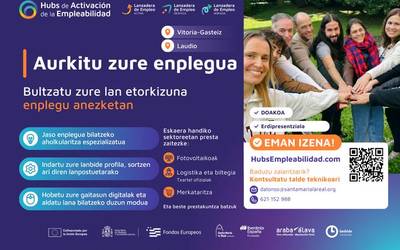 Hasi da Arabako hiru enplegu anezka berritan izena emateko epea eta ekainean izango dira