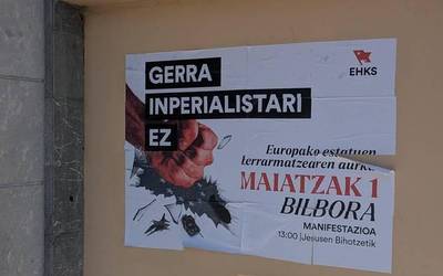 Maiatzaren 1ean Bilboko manifestaziora joateko autobusak antolatu ditu Kontseilu Sozialistak