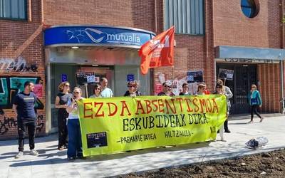 Sindikatuek salatu dute absentismoa eta lan-istripuek patronalak eragiten dituela