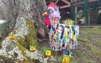 DJ Oilozabal, Oihanzabal eskolako ikasleen maskota