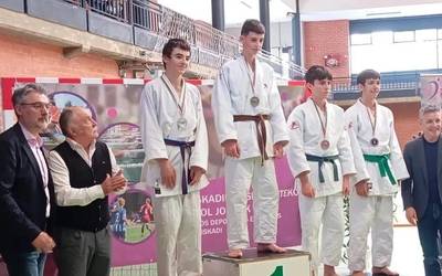 Marco Iriso da judoko Euskadiko txapeldun 60 kiloz azpiko infantil mutiletan