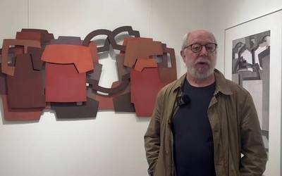 Euskal eskulturaren belaunaldiko azkenengoetariko artista entzutetsu Iñigo Arregiren obra ikusgai dago Oreka Arten
