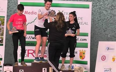 Ainhoa Etxegarai beratarra garaile Xtreme Higa Monreal mendi lasterketan