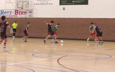 Eskoriatzarrendako berdinketa areto futbolean