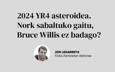 2024 YR4 asteroidea. Nork salbatuko gaitu, Bruce Willis ez badago?