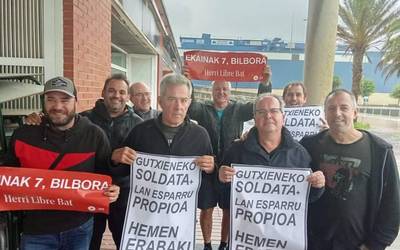 Herriko hainbat enpresetako langileek ere bat egin dute ekainaren 7an Bilbora joateko deialdiarekin
