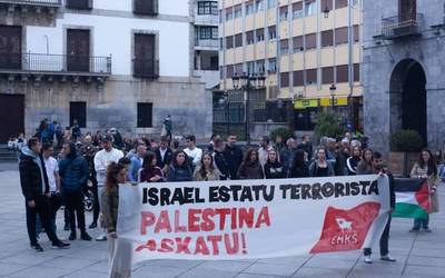 Israelen aurka eta Palestinaren askatasunera bidean, ostiralean Donostiara