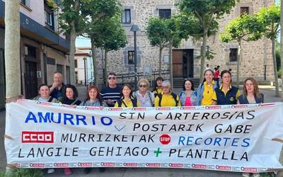Amurrioko Correoseko postariek grebari eutsiko diote, enpresako zuzendaritzaren proposamena nahikoa ez dela iritzita