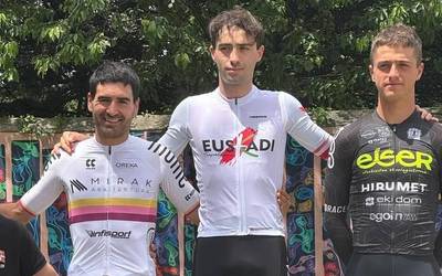 Elite kategoriako Euskadiko txapelduna da Asier Castilla, baina txirrindulariak gehiago nahi du