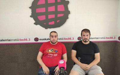 Jon Moran eta Aritz Huarte: "Gure txikitasunean, geroz eta proiektu sendoagoa dugu"