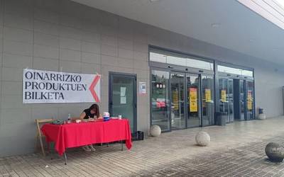 Egunotan oinarrizko produktuak biltzen ari dira Urola Erdiko Kontseilu Sozialistako kideak
