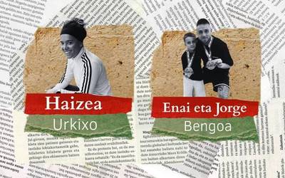 Haizea Urkixoren esperientzia 'March to Gaza' ekimenean eta Enai eta Jorge Bengoaren garaipenak, azalera
