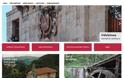 Webgune berria du Gatzagako Udalak, erraz eta intuizioz aritzeko