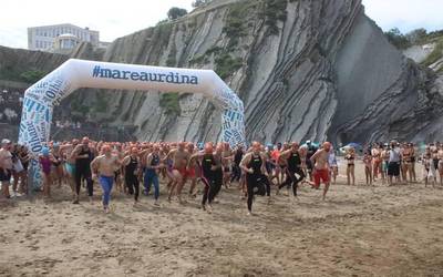 Haigor Arangurenek eta Irati Mendiak irabazi dute Itzurun-Arranpla igeriketa zeharkaldia