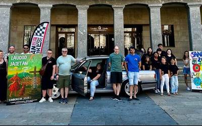 Baldarrak kuadrillak botako du Laudioko txupinazoa