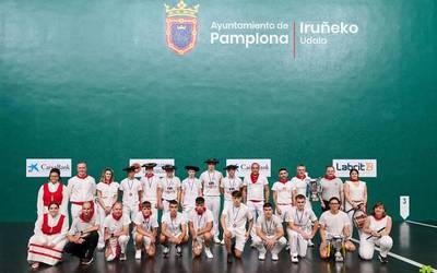 [ARGAZKIAK] Irurtzun nagusitu zaio Leitzari Nafarroako Herriarteko pilota txapelketa handiko finalean