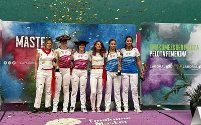 Goiuri Zabaletak eta Erasunek irabazi dute San Fermin esku pilota torneoa