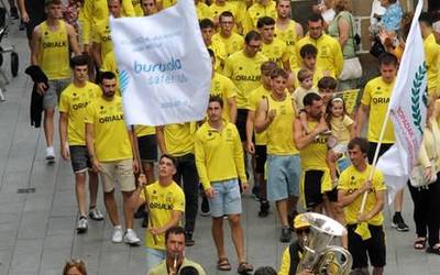 Garaipen bat bestearen atzetik Orioko arraunlarientzat