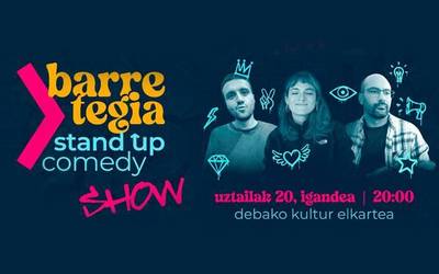 Barretegia umorezko showa egingo dute igande iluntzean Debako Kultur Elkartean