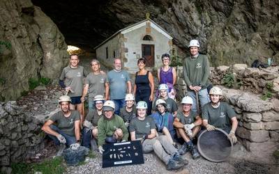 Lizarrate-San Adrian tunelean neandertalak egon zirela berretsi du Aranzadik