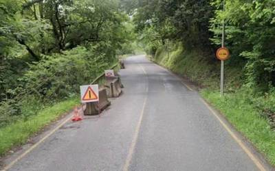 Mendiolako errepidea konpontzeko proiektua onartu dute Abadiñon