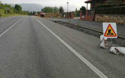Bizikleta bide sareko lanak aurreratuta