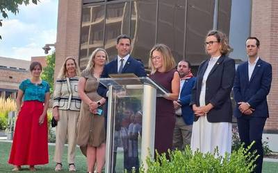 [ARGAZKIAK] Boiseko udaletxean ikurriña jarri dute