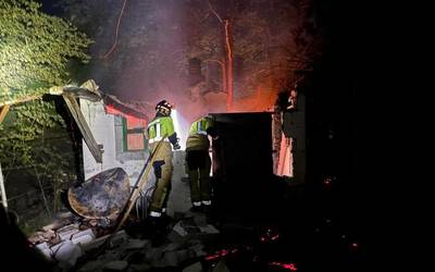 Sute txikia sortu da goizaldean, Eskoriatzan