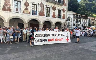 [ARGAZKIAK] Bortzirietan osasun zerbitzu duina eskatu dute Berako bestetan ere