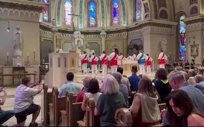 Corpus dantzak, Boiseko katedralean