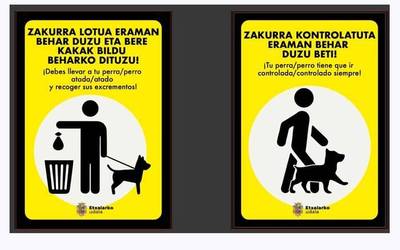 Beraien zakurren ardura hartzea eskatu die Etxalarko Udalak jabeei