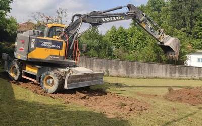 Elizondon Baztanberri auzoko zubia eraikitzeko obrak hasi dituzte